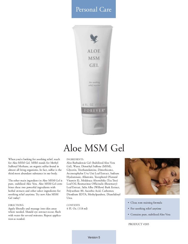 forever living products aloe vera gel pdf
